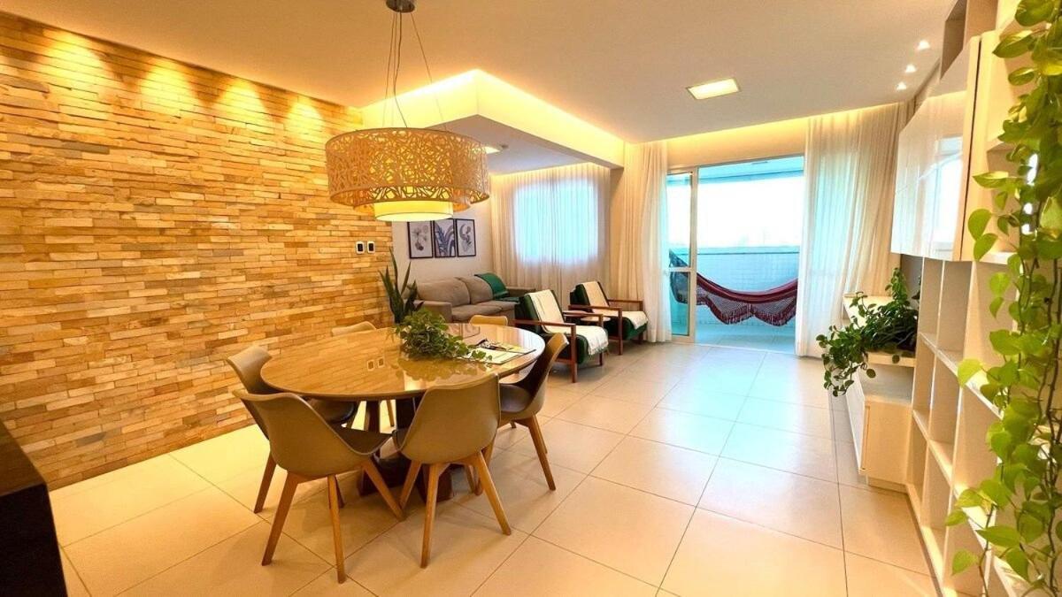 Lindo Apartamento Com Alto Padrao Na Praia! Apartment Aracaju Bagian luar foto